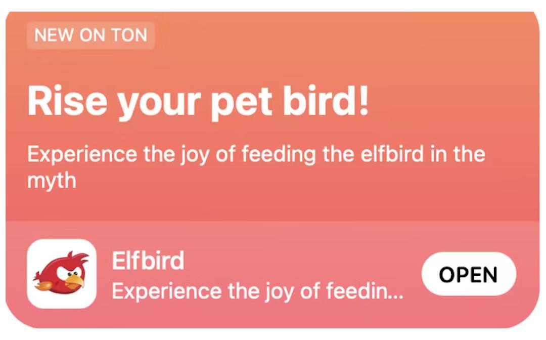 TON商城和TG App极力推荐：Elfbird精灵鸟为何如此火爆