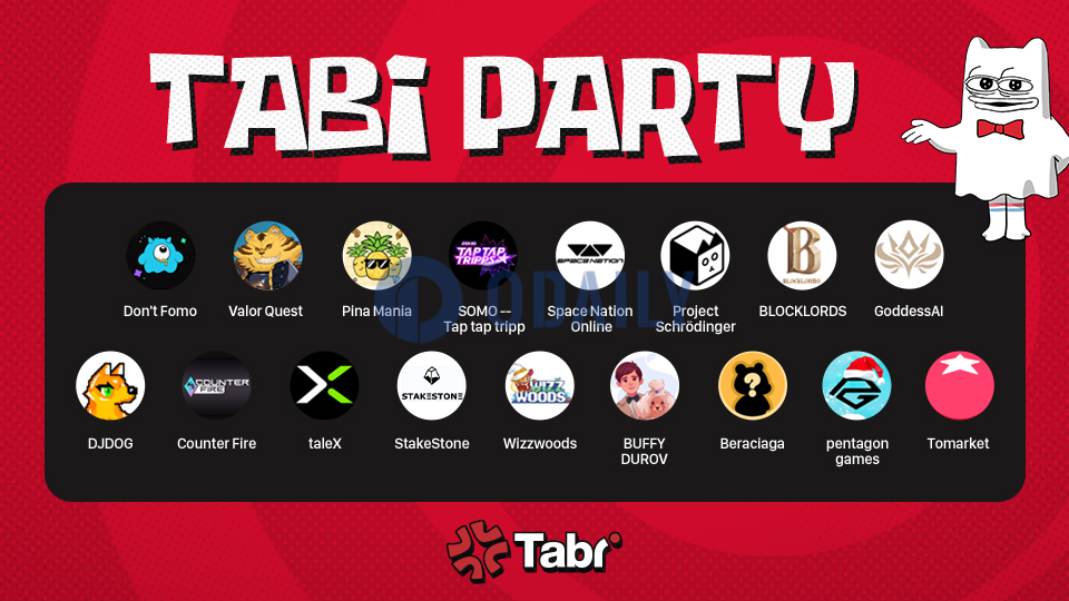 Tabi链推出Tabi Party活动